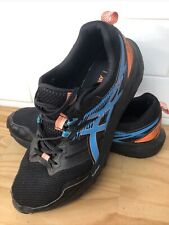Asics Gel Sonoma 6 Mens US 11.5 Black Blue & Orange AmpliFoam Low Running Shoes