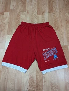 Vintage New England Patriots Shorts 1992 men's Medium Logo Pat patriot Pete - Picture 1 of 11