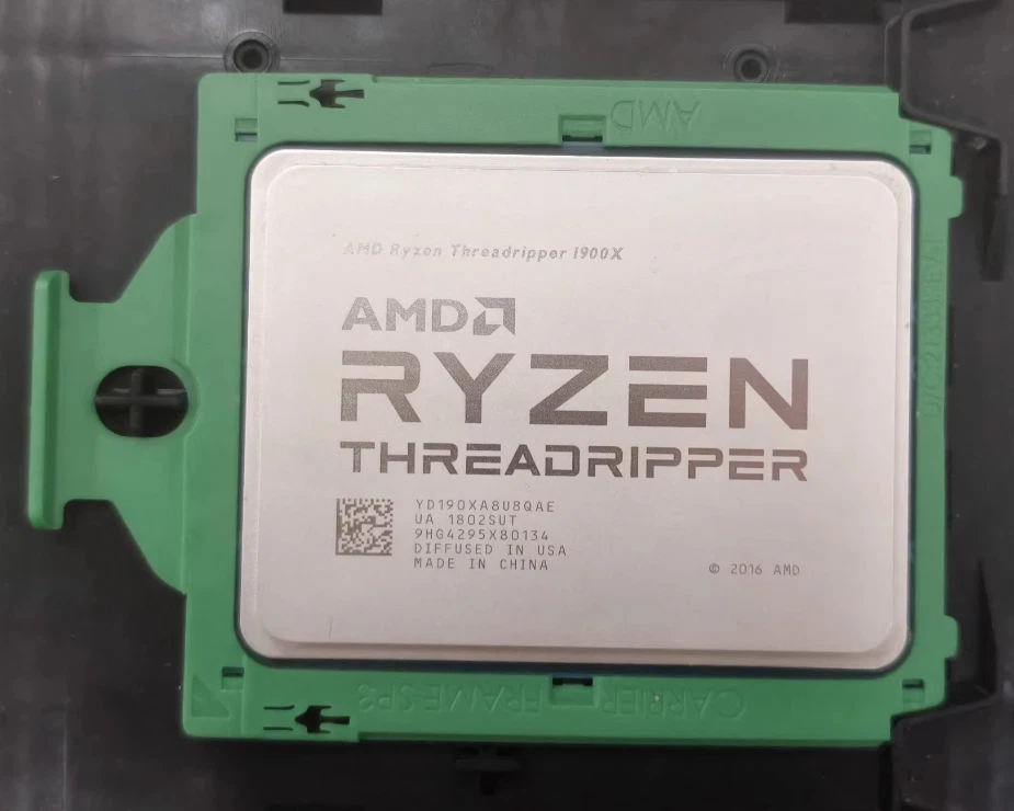 【微ジャンク】AMD Ryzen threadripper 1900X AMD Ryzen ThreadRipper 1900X | Overview, Specs, Details | SHI