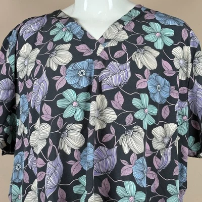 Nurse Scrub Unisex 4XL Flowers Daisy Medical Hospital - Image 1 of 4