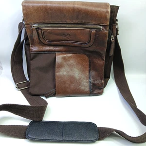 Bolso de hombro Scully marrón cuero genuino desde 1906 - Imagen 1 de 10