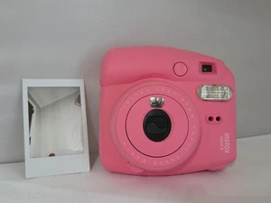 Fujifilm Instax Mini 9 Instant Film Camera Flamingo Pink TESTED WORKS - Picture 1 of 6