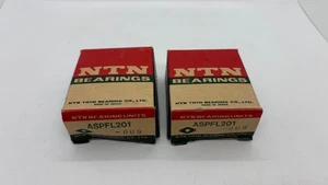 NTN ASPFL201-008 Oval 2 Bolt Pressed Steel Bearing Housing with 1/2 inch Insert - Picture 1 of 3