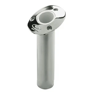"C.E. Smith Flush Mount Rod Holder - 15 Degree & 9"" Depth - Stainless" - Picture 1 of 2