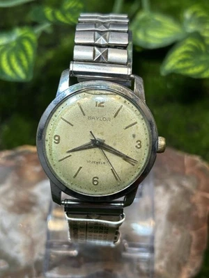Vintage Men’s Silver Tone Baylor Swiss 17j Man Wind Watch. Running, Read - Image 1 of 4