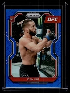 Dan Ige 2021 Panini Prizm UFC Blue Prizm Rookie Card 111/199 #70 - Picture 1 of 2