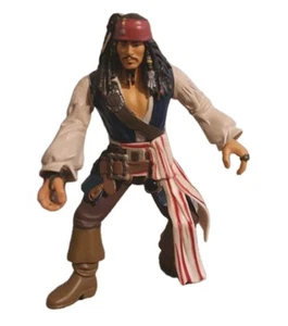 Disney Piratas del Caribe Capitán Jack Sparrow 7" Figura de Acción Zizzle Toy - Imagen 1 de 5