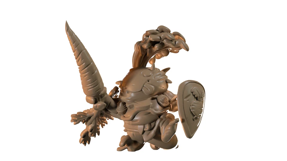 Capsule Chibi - Turnip Paladin - Image 1 of 1