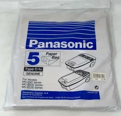 GENUINE Panasonic C1E MC8010 MC8020 MC8110 MC8120 MC8130 MCE80 MCE8110 OEM Bags - Image 1 of 3