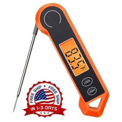 Termómetro Para Carne De Lectura Instantánea Sonda Digital De Alimentos Para BBQ - Image 1 of 4
