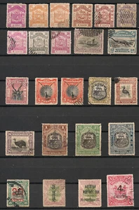 Nordborneo Briefmarken 1886-1901 Sammlung von 24 Marken gebraucht/postfrisch aufklappbar/CTO - Bild 1 von 1