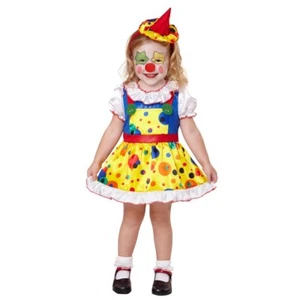 Harlekin Clownkostüm Kinder Clown Kostüm Zirkus Pierrot Kleid Mädchen 104 cm - Bild 1 von 1