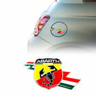 Sticker 3d For Fuel Cap Fiat 500 Abarth, Badge Folgore, Dimension 50