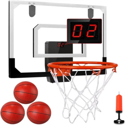 2025 Mini Basketballkorb Indoor Basketball Set mit Pumpe & Ball fürs Zimmer DE - Bild 1 von 4