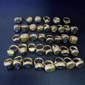 Antique Vintage Wonderful Near Eastern Old Jade Stone Animal Carved Rare Seal - Picture 1 of 12