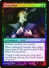 Dying Wish FOIL Gatecrash NM Black Uncommon MAGIC THE GATHERING CARD ABUGames