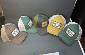 Drake Waterfowl Men's Mesh Snap Back Hats Lot Of 5 - Picture 1 of 5