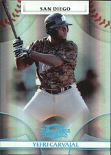 2008 (PADRES) Donruss Threads Century Proof Platinum #87 Yefri Carvajal /25