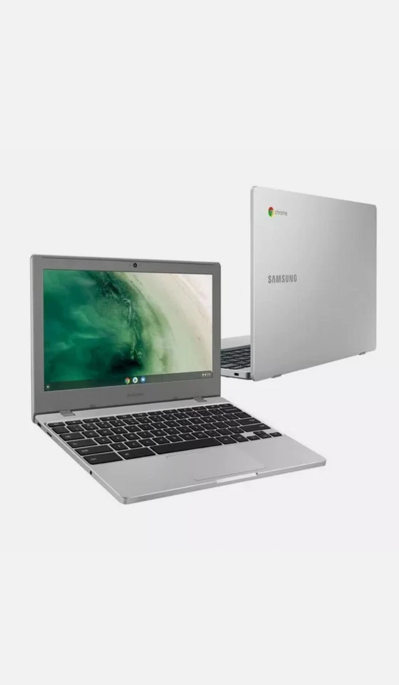 Samsung Chromebook 4 - 11,6 pollici - Celeron 4 GB 32 GB eMMC platino - grigio t - Immagine 1 di 3