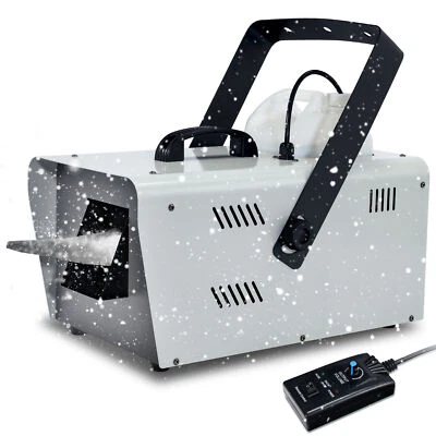 1500W Snow Machine for Christmas Party Decor Stage Fake Snow Snowflake Maker US - Image 1 of 4