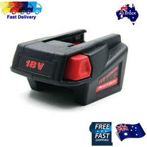 Adapter Converter for Milwaukee M18 18V RED Lithium Battery to V18 tools AU - Foto 1 di 3