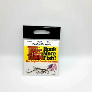 Tru Turn Panfish Crappie Hook Quanity 9 Size 6 New - Picture 1 of 2