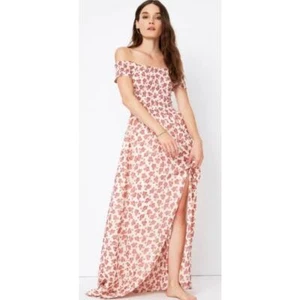 Tularosa NWT Women's Henderson Maxi Dress Off the Shoulder Easy Fit Size Small - Picture 1 of 13