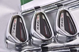 Cobra King F9 Irons / 5-PW+SW / Regular Flex KBS Tour-V 90 Shafts - Picture 1 of 7