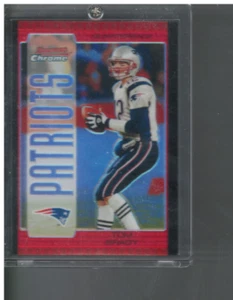 A0887- 2005 Bowman Chrome Rot Refractors #8 Tom Brady - Nm-Mt - Bild 1 von 2