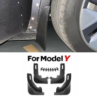 New 4pcs Splash Guards Mud Flaps Mudflpas Mudguards For Tesla Model Y 2020 2021