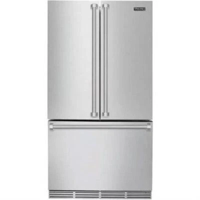 Refrigerador Viking serie 3 RVRF3361SS 36" profundidad de mostrador puerta francesa modelo 2020 Foto 1 de 4