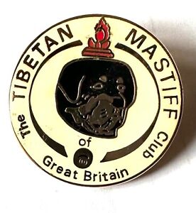 Tibetan Mastiff Club of Great Britain enamel badge