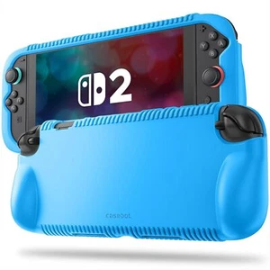 Silicone Case for Nintendo Switch 2 (2025) Soft Shockproof Ergonomic Grip Cover - Picture 1 of 13