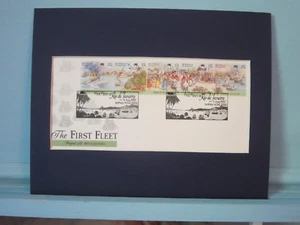 The 200th Anniversary of the First Fleet to Australia   & First Day Cover - Picture 1 of 1
