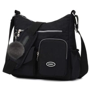 Nylon Crossbody Bag for Women with Anti theft RFID Pocket Waterproof Shoulder... - Picture 1 of 7