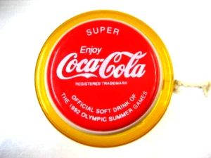 Coca Cola Vintage Olympiade Sommerspiele 1992 Original Super Yoyo Selten Cola Sammler - Bild 1 von 12