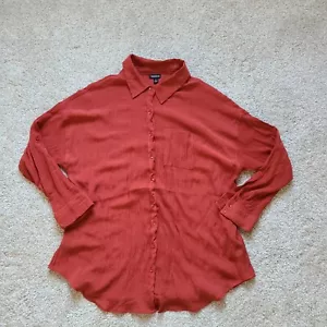 Torrid Bluse Größe 1 Damen Knopfleiste Rot - Bild 1 von 6