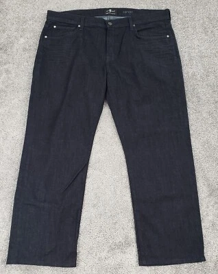 7 For All Mankind Carsen Color DPWL  Dark Wash 40x28 - Image 1 of 4