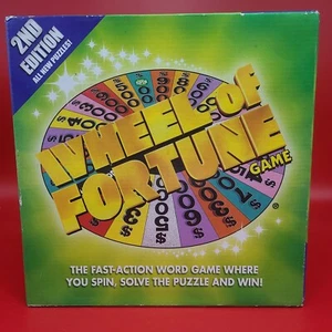 Wheel Of Fortune Board Game 2nd Edition Pressman Word Puzzles 2005 - Picture 1 of 12