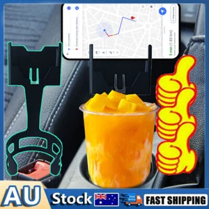 Water Cup Cell Phone Seat Mobile Phone Holder 2-In-1 Bracket KU - Picture 1 of 13