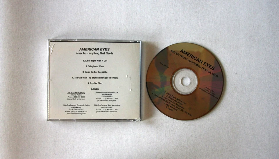 American Eyes Never Trust Anything That Bleeds US Adv CD 2005 Punk - Bild 1 von 1