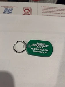 Yenko Chevrolet Key Chain Camaro Chevelle Nova Corvette 67 68 69 70 Vega Green - Picture 1 of 3