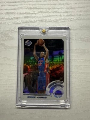 2002-03 Topps Chrome - Tayshaun Prince #144 White Border Refractor /249 (RC) - Image 1 of 2