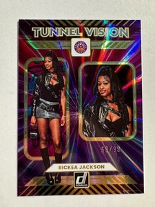 Rickea Jackson Tunnel Vision /99 2025 WNBA Donruss #12 Holo Laser - Picture 1 of 2