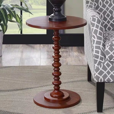 Palm Beach Mahogany Spindle End Table - Image 1 of 4