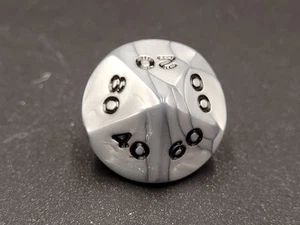 Koplow Games D10 Die Olympic Silver Wargaming Hobby Strategy - Picture 1 of 5