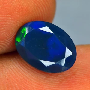 2.08Ct Extraordinary Rainbow 3D Flash Natural Solid Welo Black Fire Opal - Picture 1 of 1