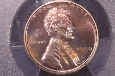 1950 Proof Lincoln Cent, PCGS PR-65 RB (More Red than Brown) - Image 1 of 3