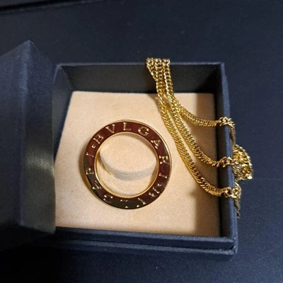 BVLGARI Gold Ring & Necklace Unused Large Style, Elegant Jewelry - Image 1 of 4