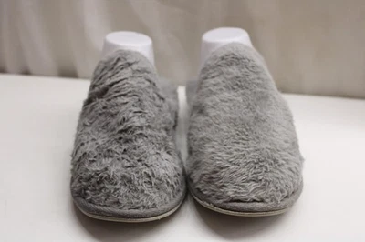Jessica Simpson Mujer Felpa Zueco Zapatilla Casa Zapato Espuma con Memoria Azul Gris L 8-9 Foto 1 de 4
